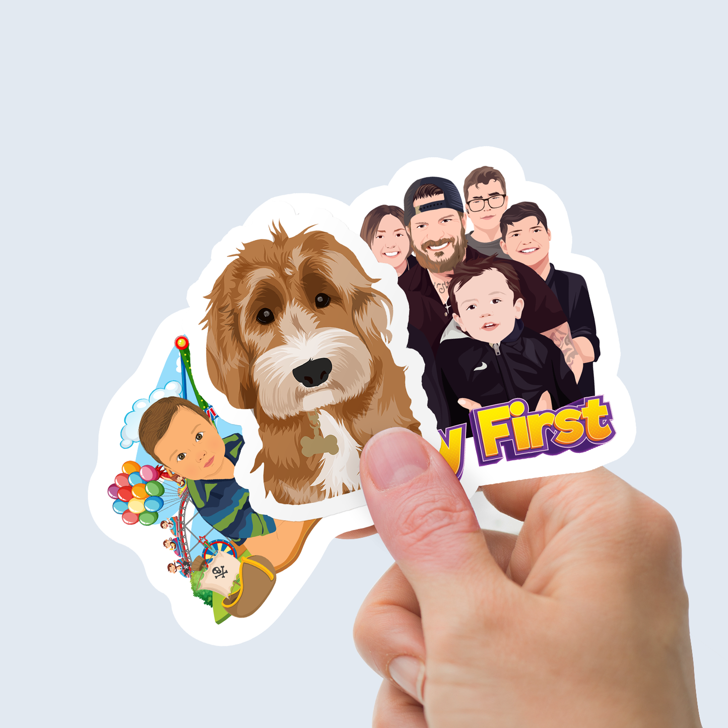 Turn Photos into Custom Drawn Stickers