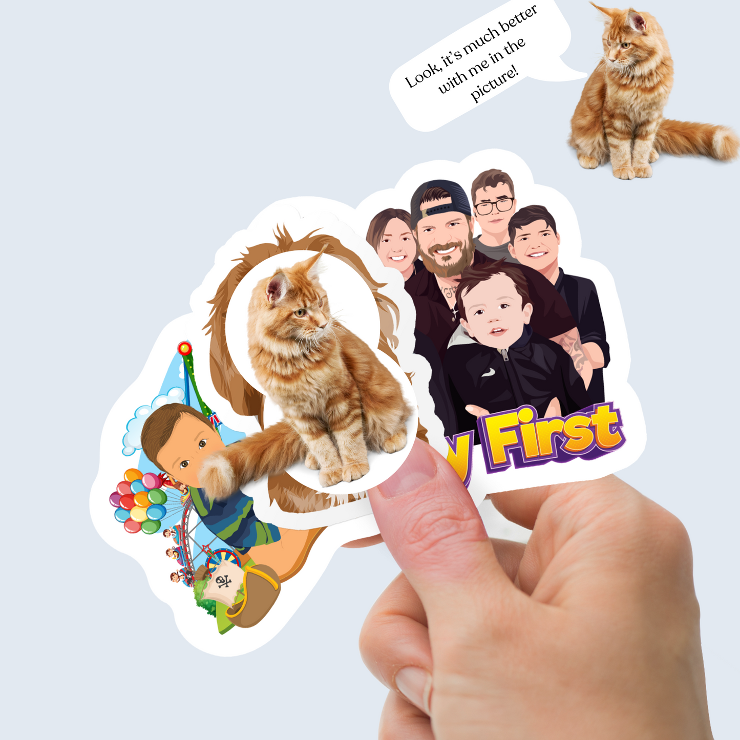 Turn Photos into Custom Drawn Stickers